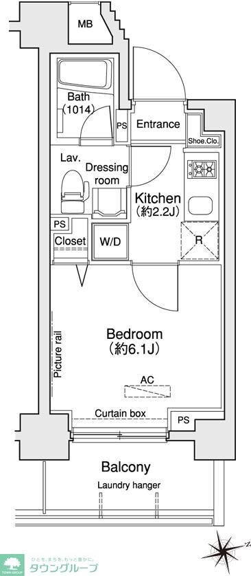 プラウドフラット王子神谷の物件間取画像