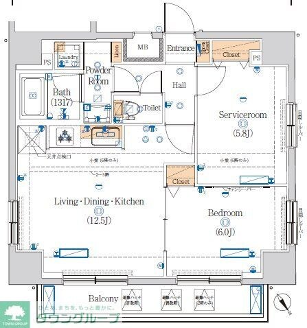HY’s 田端IIwestの物件間取画像