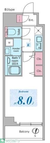 ドゥーエ板橋区役所前の物件間取画像