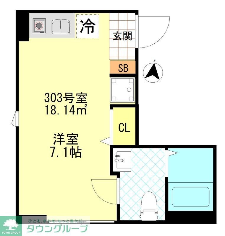 FERIO三河島の物件間取画像
