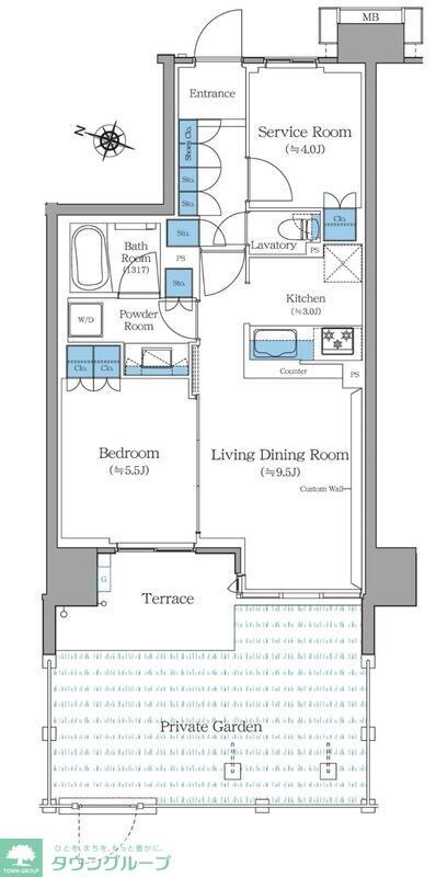 ブランシエスタ王子の物件間取画像