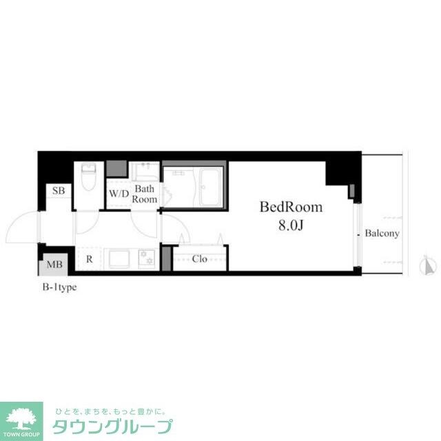 ラティエラ王子飛鳥山の物件間取画像