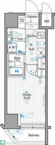 ガーラ・シティ王子の物件間取画像