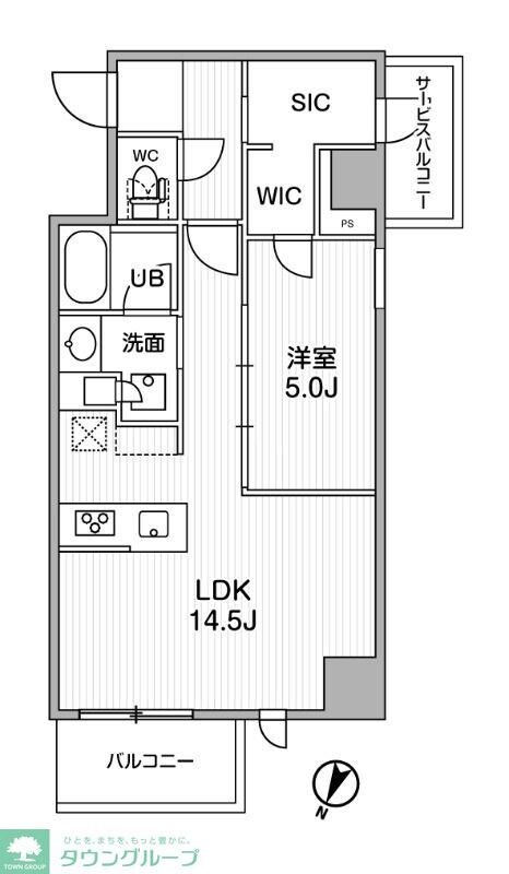 シーズンフラッツ新大塚の物件間取画像