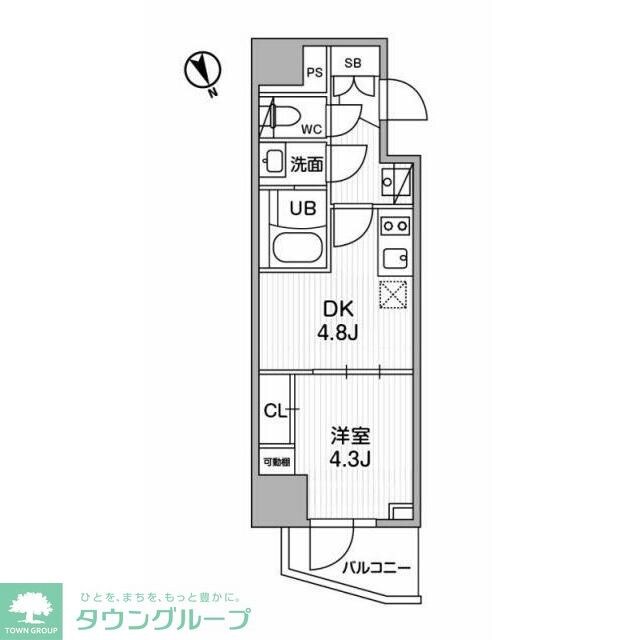 SYFORME江戸川橋の物件間取画像