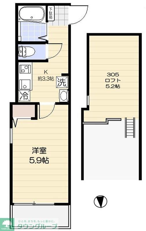 ルミエール赤羽の物件間取画像