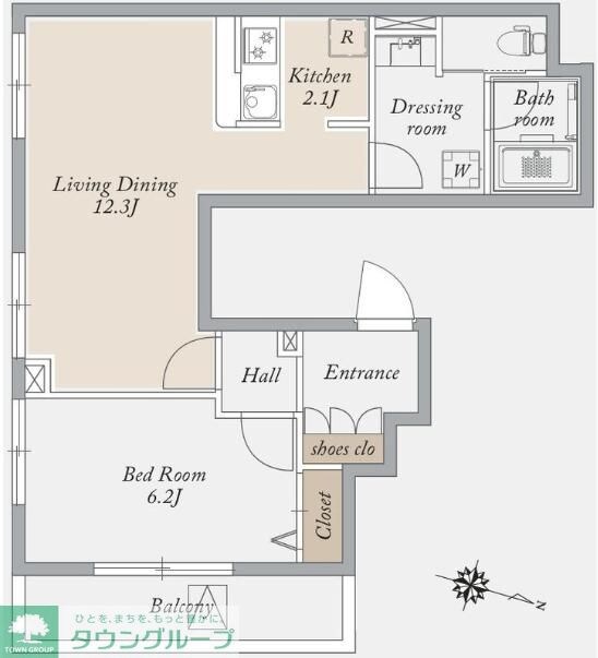 アーバンパーク王子の物件間取画像