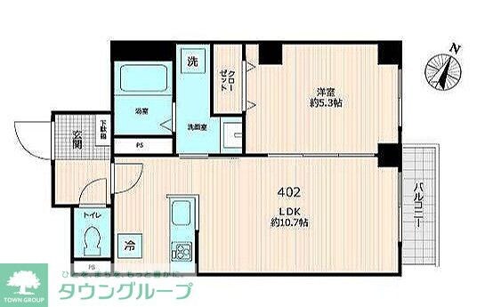 ビューノ南大塚の物件間取画像