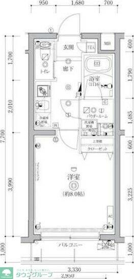 クオリタス護国寺(クオリタスゴコクジ)の物件間取画像