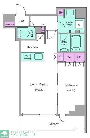 レジディア文京本郷IIIの物件間取画像