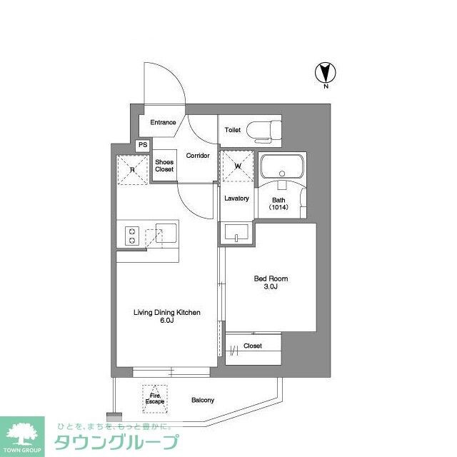 BPRレジデンス王子の物件間取画像