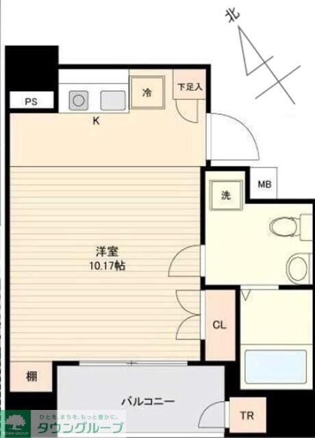 アヴァンツァーレ田端の物件間取画像