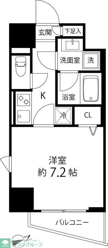 SAION町屋の物件間取画像