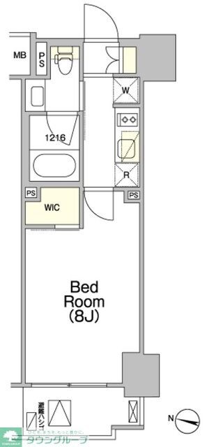 ジオエント赤羽の物件間取画像