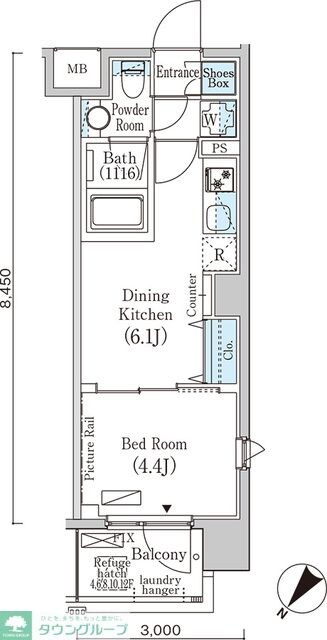 フルハウス赤羽の物件間取画像