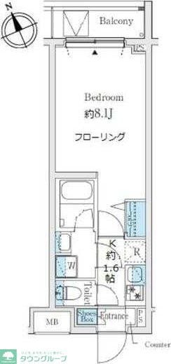 クレアポルテ川口元郷の物件間取画像