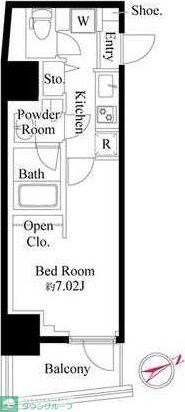N-Flats三ノ輪の物件間取画像