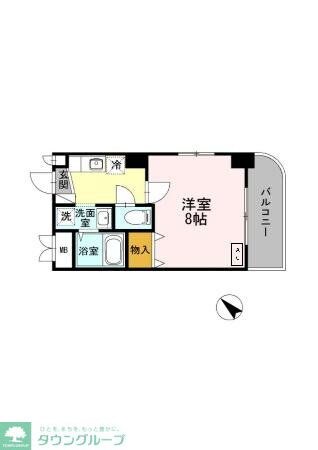 クレールOSYの物件間取画像