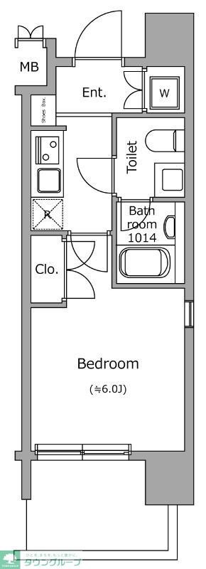 レジディア新宿御苑の物件間取画像