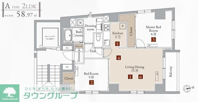 LiveFlat新中野の物件間取画像
