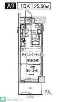 スパシエ幡ヶ谷の物件間取画像