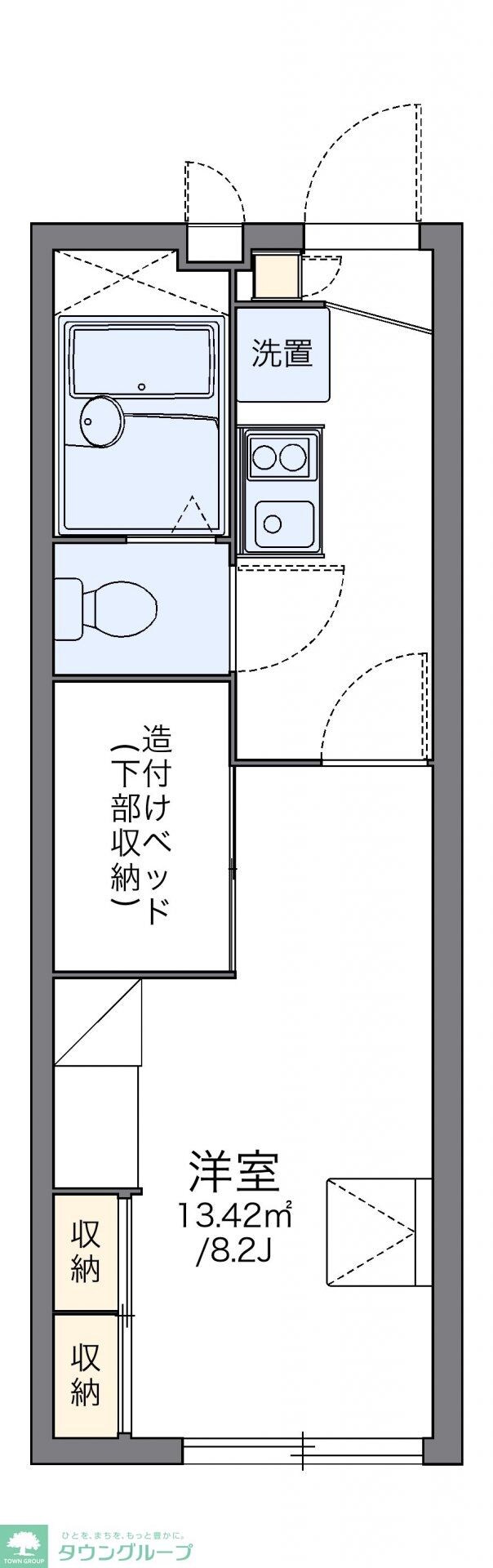 レオパレスGフォレスト沼袋の物件間取画像