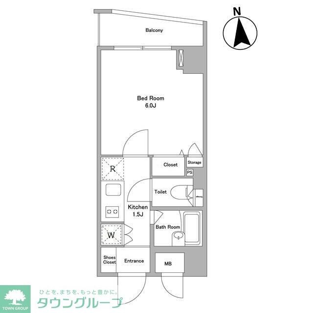 KDXレジデンス早稲田鶴巻の物件間取画像