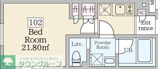 ReveResidence初台の物件間取画像