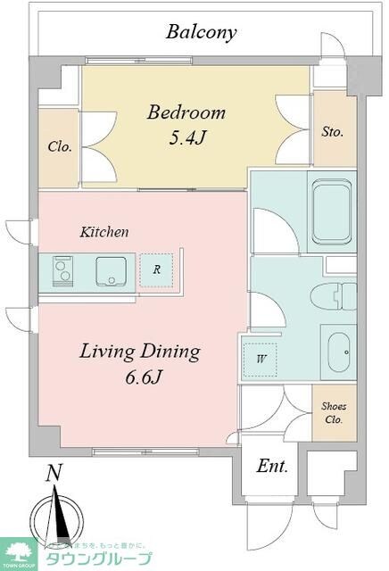CAVANA神楽坂の物件間取画像