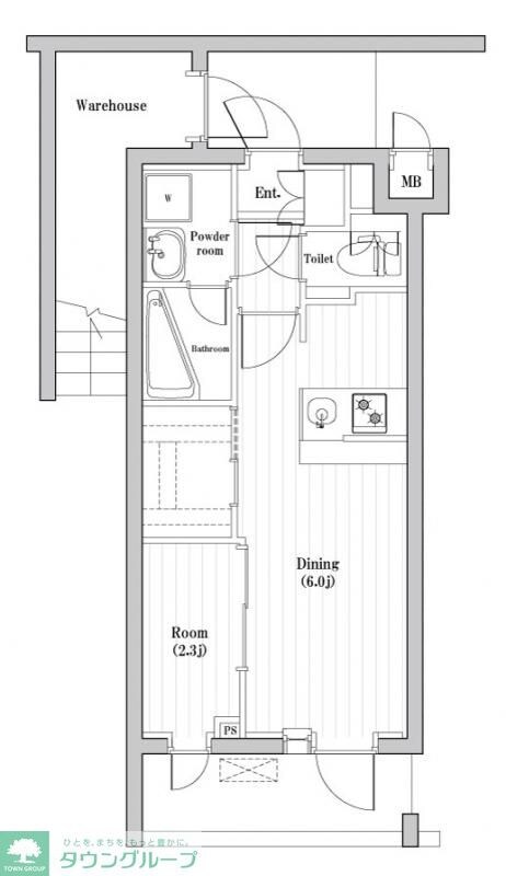 レジデンス東中野ガーデンの物件間取画像