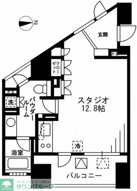 プライムアーバン四谷外苑東の物件間取画像