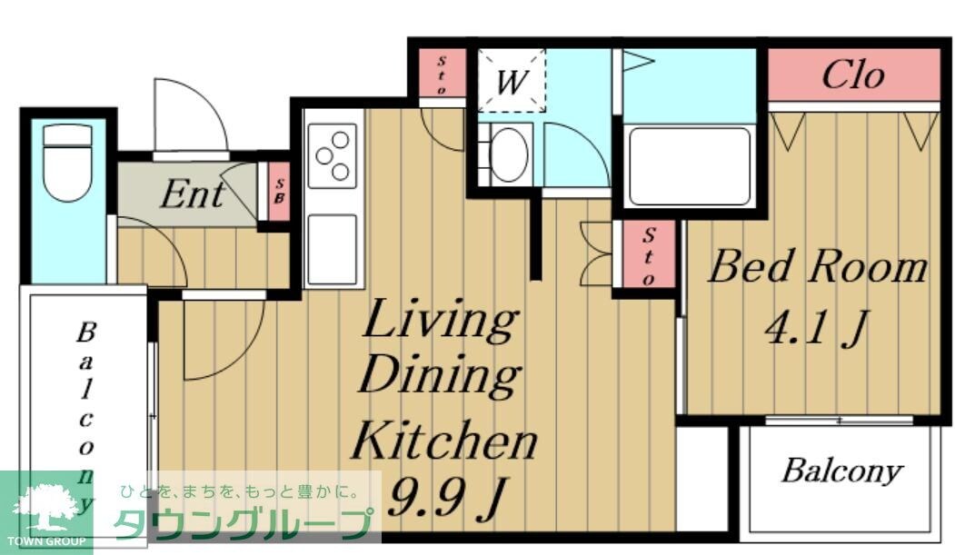 クレールM’Sの物件間取画像
