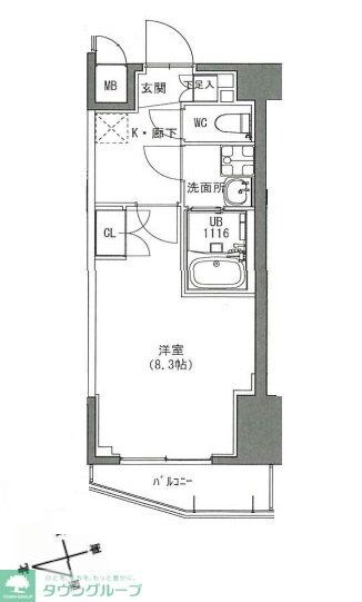 S-RESIDENCE雑司が谷の物件間取画像