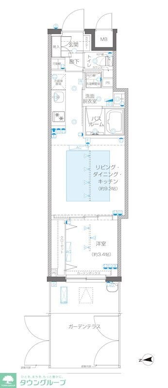 ZOOM信濃町の物件間取画像