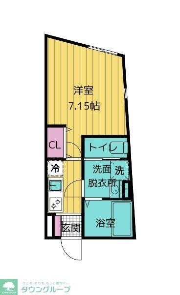 クリオ ラモード神楽坂の物件間取画像