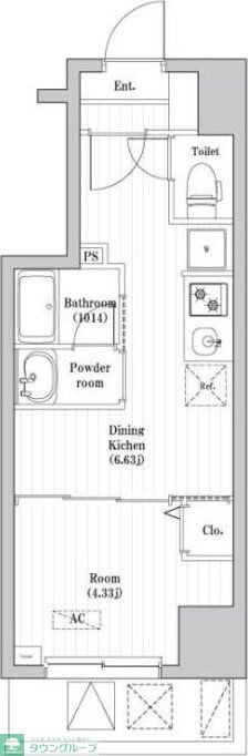 中野新井薬師レジデンスの物件間取画像
