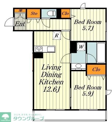 アビタシオン駒込の物件間取画像