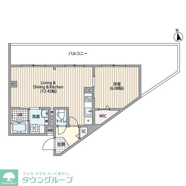 エルファーロ笹塚IIIの物件間取画像