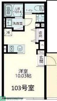 Fols Class 四谷三丁目の物件間取画像