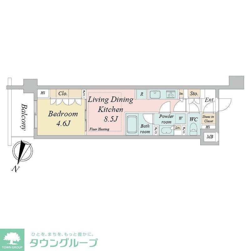 ドゥーエ早稲田の物件間取画像