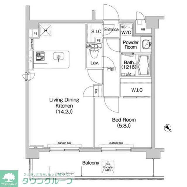コンフォリア神楽坂の物件間取画像