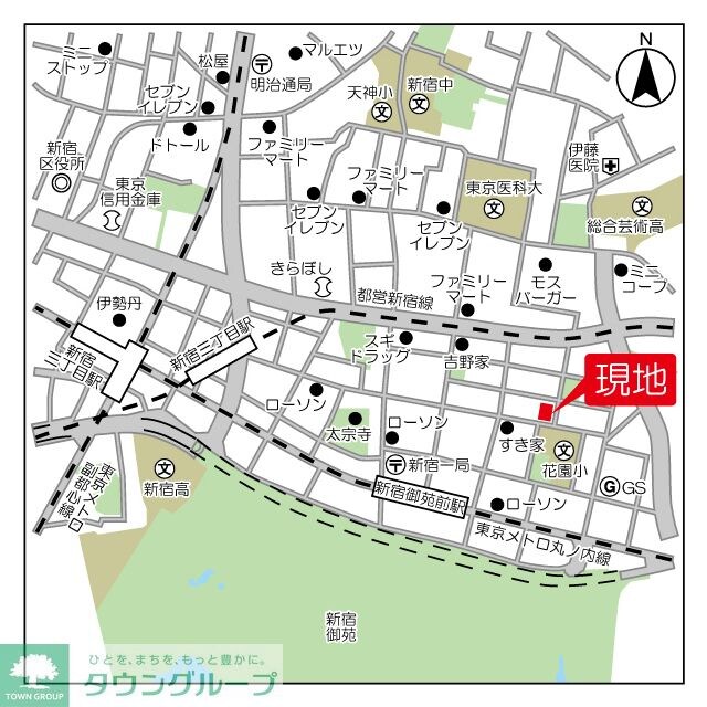 ルネ新宿御苑タワーの物件内観写真