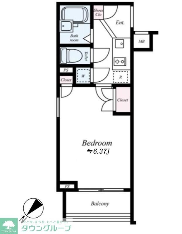 ビバリーホームズ沼袋の物件間取画像