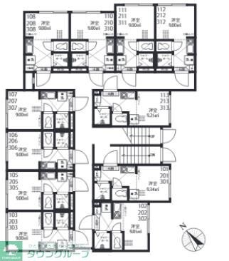 Nano上落合の物件間取画像