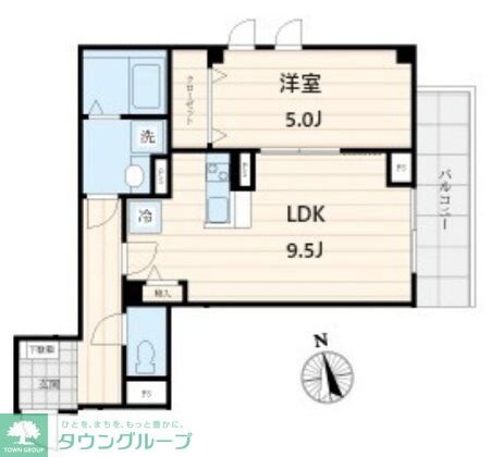 パインヒルズの物件間取画像