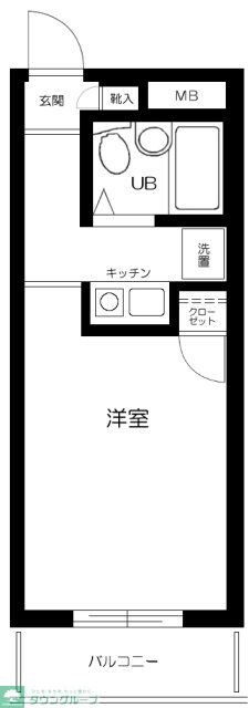スカイコート新宿第7の物件間取画像