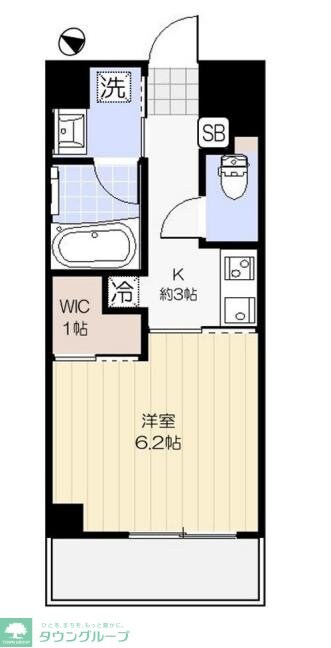 ダン・ラベニール北新宿の物件間取画像