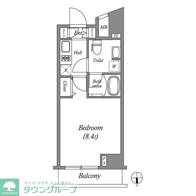 GENOVIA東中野skygardenの物件間取画像