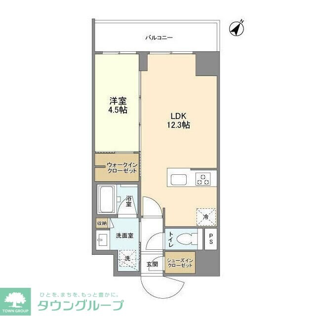 ブランシエスタ浅草千束の物件間取画像