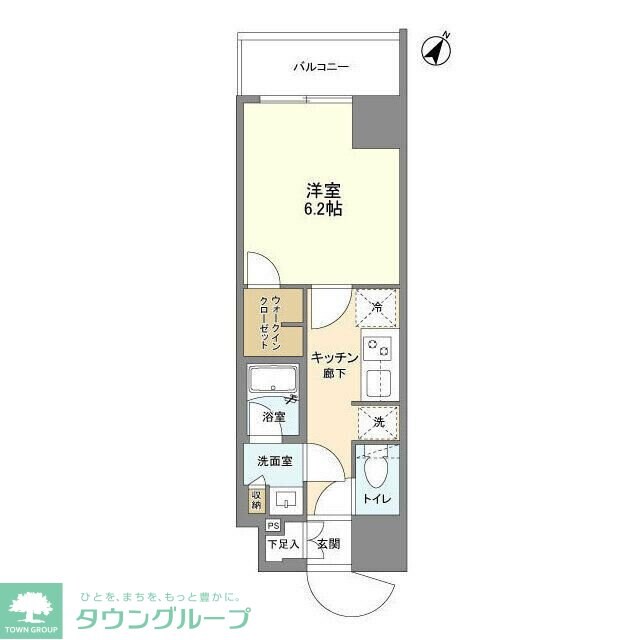 ブランシエスタ浅草千束の物件間取画像